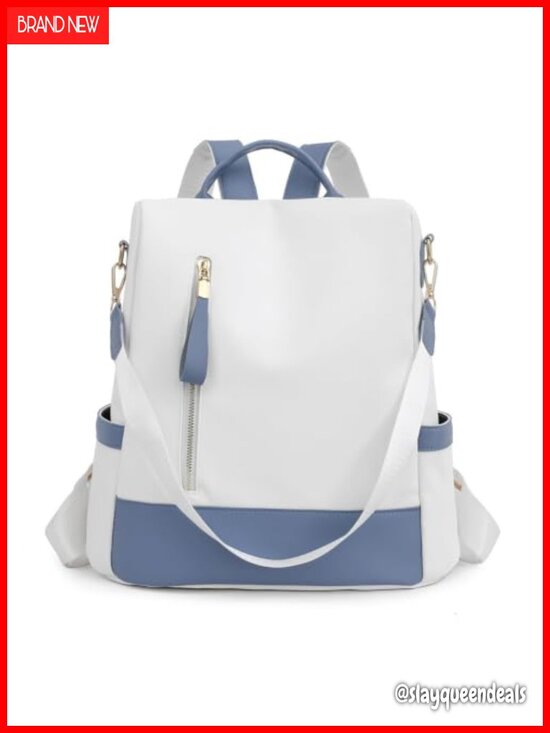 Women\'s Convertible Anti-Theft Backpack Satchel with Oxford Cloth main image 5
